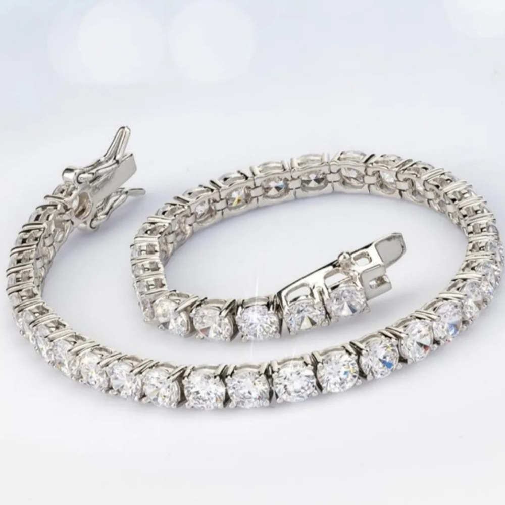 Love Diamond Tennis Bracelet